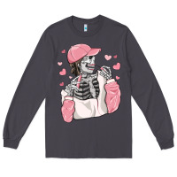 Skeleton Girl Valentine's Day Long Sleeve Tee | Teevron