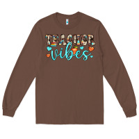 Chestnut teacher vibes Long Sleeve Tee - JahusDesignShop