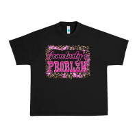 Black Western Somebody's Problem Urban Heavy Tee - LillyAllenDesigns
