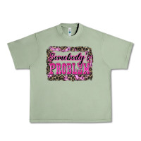 Oil Green Western Somebody's Problem Urban Heavy Tee - LillyAllenDesigns