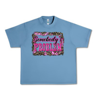 Pebble Blue Western Somebody's Problem Urban Heavy Tee - LillyAllenDesigns
