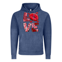 Vintage Denim love kiss Vintage Hoodie - AdoDesignShop