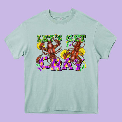 Let's Get Cray Heavy Core Tee Designed By Fadigitalartstudio