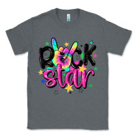 Charcoal Heather rock star Classic Tee - MaliasSmallBusiness
