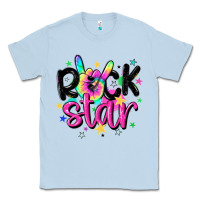 Dusty Blue rock star Classic Tee - MaliasSmallBusiness
