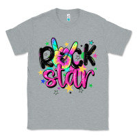 Heather Grey rock star Classic Tee - MaliasSmallBusiness