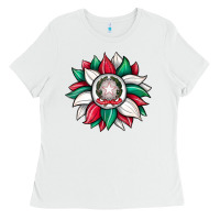 White sunflower i̇talian flag Ladies Tee - JahusDesignShop