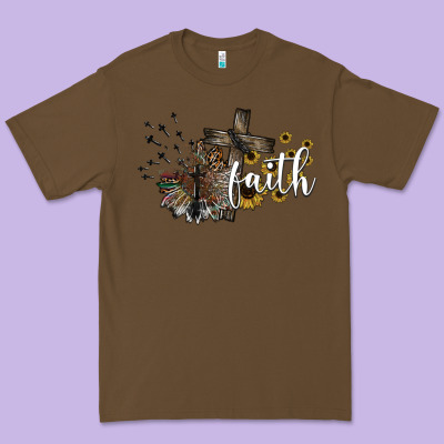 Faith Premium Tee Designed By Sublimationcraftshop