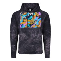 Cloud Black easter butterfly with glitter and cowhide  background Vintage Hoodie - Artiststas