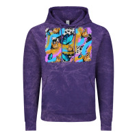 Cloud Purple easter butterfly with glitter and cowhide  background Vintage Hoodie - Artiststas