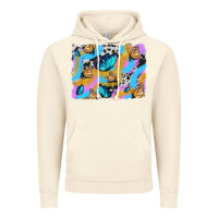 Vintage Artic easter butterfly with glitter and cowhide  background Vintage Hoodie - Artiststas