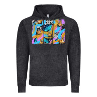 Vintage Black easter butterfly with glitter and cowhide  background Vintage Hoodie - Artiststas