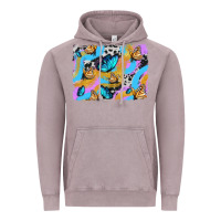 Vintage Zinc easter butterfly with glitter and cowhide  background Vintage Hoodie - Artiststas
