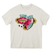 Cream summer vibes Heavy Core Tee - SublimationCraftShop