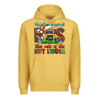 Antique Gold the jolliest bunch of drivers this side of the nut Premium Hoodie - texasbilliewilder