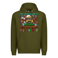 Army Green the jolliest bunch of drivers this side of the nut Premium Hoodie - texasbilliewilder