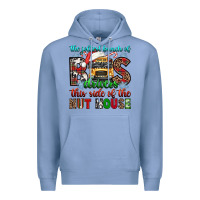 Colony Blue the jolliest bunch of drivers this side of the nut Premium Hoodie - texasbilliewilder