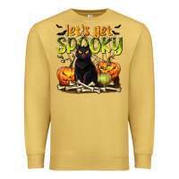 Antique Gold Let's Get Spooky Premium Sweatshirt - texasbilliewilder