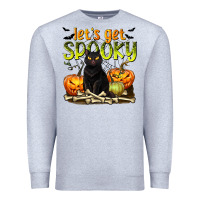 Heather Grey Let's Get Spooky Premium Sweatshirt - texasbilliewilder