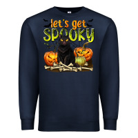 Navy Let's Get Spooky Premium Sweatshirt - texasbilliewilder