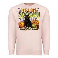 Pale Pink Let's Get Spooky Premium Sweatshirt - texasbilliewilder