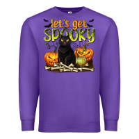 Purple Let's Get Spooky Premium Sweatshirt - texasbilliewilder