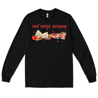 Black 100 days school Long Sleeve Tee - MaliasSmallBusiness