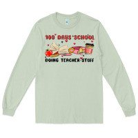 Matcha 100 days school Long Sleeve Tee - MaliasSmallBusiness
