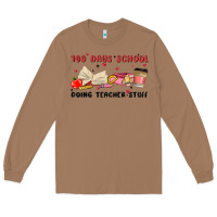 Toasted Coconut 100 days school Long Sleeve Tee - MaliasSmallBusiness