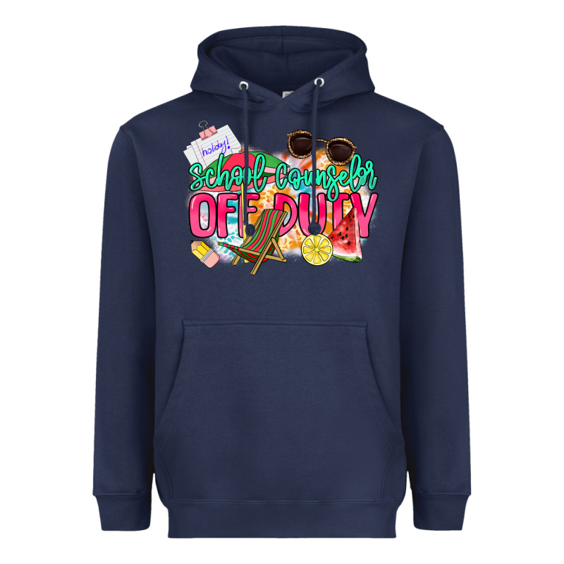 School Counselor Off Duty Heavyweight Hoodie by NancyCooperArtShop | Teevron