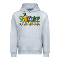 Heather Grey Today we are all Irish Urban Hoodie - OliviaCreatesArt