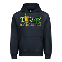 Navy Today we are all Irish Urban Hoodie - OliviaCreatesArt