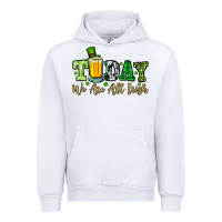 White Today we are all Irish Urban Hoodie - OliviaCreatesArt