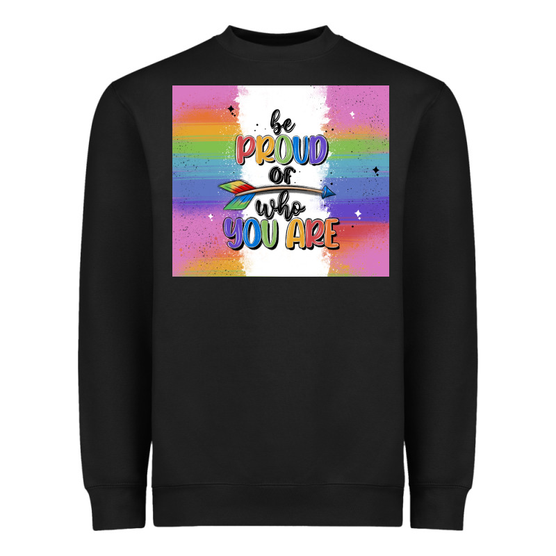 Be Proud Of Who You Are Heavyweight Sweatshirt by MaliasSmallBusiness | Teevron