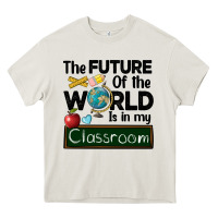 Cream the future of the world is in my classroom Heavy Core Tee - BarkalooDesign