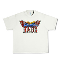 Pistachio American Babe With Sunflowers Urban Heavy Tee - LillyAllenDesigns