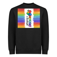 Black different is beautiful Heavyweight Sweatshirt - MaliasSmallBusiness