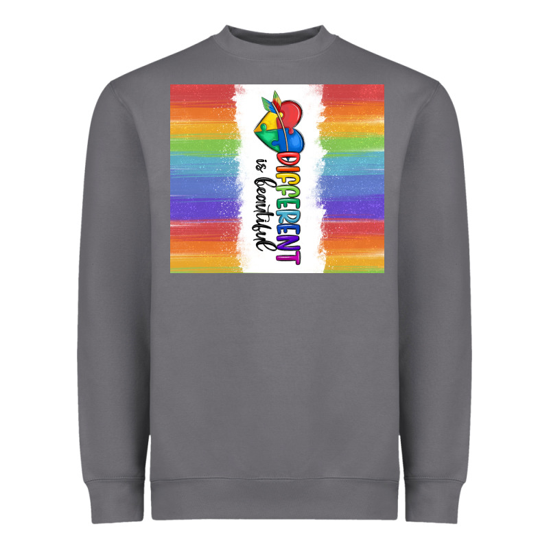 Different Is Beautiful Heavyweight Sweatshirt by MaliasSmallBusiness | Teevron
