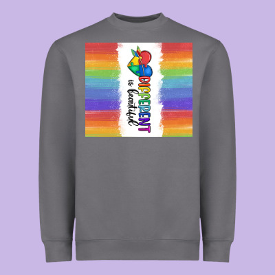 Different Is Beautiful Heavyweight Sweatshirt Designed By Maliassmallbusiness