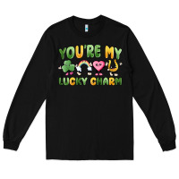 Black you're my lucky charm Long Sleeve Tee - MaliasSmallBusiness