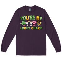 Plum you're my lucky charm Long Sleeve Tee - MaliasSmallBusiness