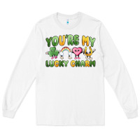 White you're my lucky charm Long Sleeve Tee - MaliasSmallBusiness