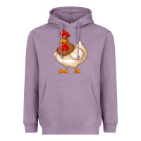Lavender cute chicken Heavyweight Hoodie - texasbilliewilder