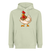 Matcha cute chicken Heavyweight Hoodie - texasbilliewilder