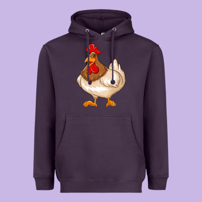 Cute Chicken Heavyweight Hoodie Designed By Texasbilliewilder