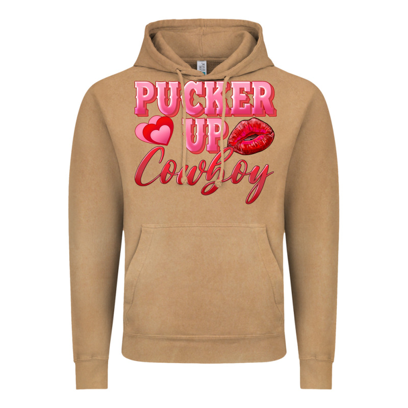 Pucker Up Cowboy Vintage Hoodie by AdoDesignShop | Teevron