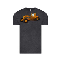 Vintage Black Motor Grader Vintage Tee - LillyAllenDesigns