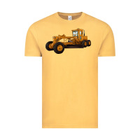 Vintage Mustard Motor Grader Vintage Tee - LillyAllenDesigns