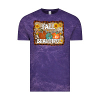 Cloud Purple fall is proof that change is beautiful Vintage Tee - AdoDesignShop