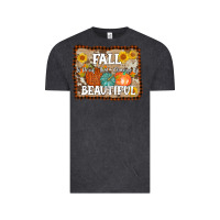 Vintage Black fall is proof that change is beautiful Vintage Tee - AdoDesignShop